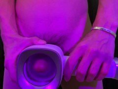 機械に負ける雑魚チンポオナニー♡電動オナホに射精されちゃいました 8/16