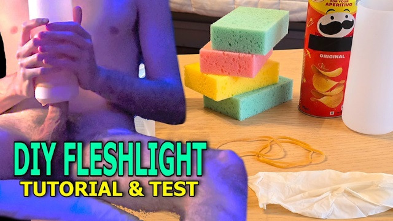 DIY Pocket Pussy Tutorial & Test - Sponges Method - Super Easy Ultra  Realistic Homemade Fleshlight