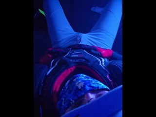 Cup Bulge & Shoulder Pads—Watch me Edge in Full Gear