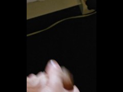 Cleaning Lady Sucks my cock bone dry
