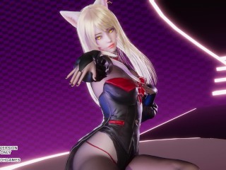[MMD] 4L (4Ladies) - Move Ahri Sexy Kpop Dance League of Legends Хентай без цензуры 4K 60FPS