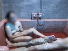 Amateur couple having sex in the bathtub (Full)