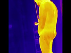 Thermal vision - Just taking a shower