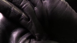 Blonde MILF Helena Locke Showcases Her Leather Gloves