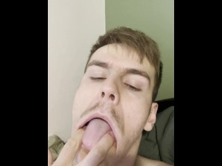 Fingering my Face