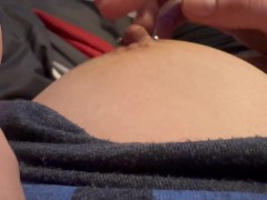 My POV while pleasuring myself with a nipple rub