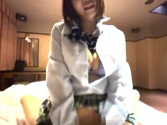 エロすぎる下着の爆乳JKにお仕置き調教！制服の上から執拗な乳首責めからの生ハメで衝撃の潮吹き！ 16/16