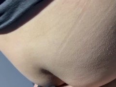 Romanian girl fucks a courier for a package