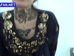سکس ایرانی‌ با دختر دهه هشتادی که به عشق تتلو کل بدنشو تتو کرده - Screenshot 8 of 16 - جدیدترین سکس ایرانی