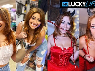 Big Titted Kira Fox Lives in her Devilish Halloween Costume