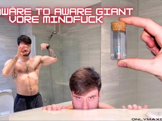 Unaware to Aware Giant Vore Mindfuck