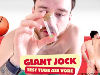 Giant Jock Shrunken Test Tube Ass Vore