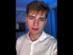 Daddy Dominates Balkan Blond Twink in Hotel Room - Screenshot 13 of 16 - Balkan