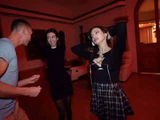 Swingers Club Party - Hardcore Sex with Horny Brunette Katty West