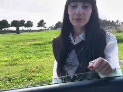 chiedo un passaggio al mio vicino di casa, ma a che prezzo? pompino e seduzione