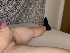 Making my tiny penis cum again