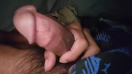 Hawakan ang matigas na burat na may katas (Asian Dick/ precum )