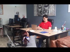 job interview turns hot. 13/16