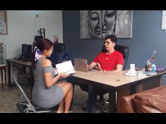 job interview turns hot. 6/16