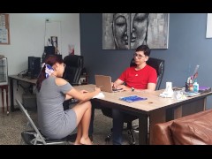 job interview turns hot. 9/16