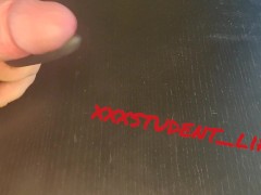 Cum on the counter top