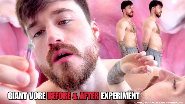 Giant vore before &amp; after experiment