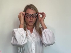 Private Lesson: The Blonde Teacher Seduces Her Student and Gets Fucked