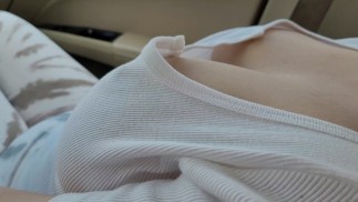 Grabbing My Hot Stepsister's Big Boobs in Public