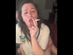 Smoking On My Boyfriends Lap - Full Vid On OF