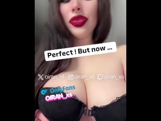 CUM ON MY BIG TITTIES