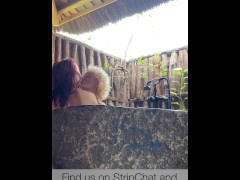 Passion in Paradise: A Steamy Romantic Lesbian Bathtub Makeout