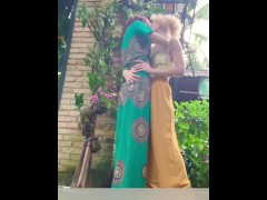 Real Lesbian Passionate Jungle Makeout Session