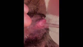 Thumbnail ftm intense water jet makes me cum