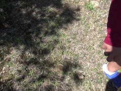 Kurdish granny starts pissing in front of her perverted 18 year old stepson