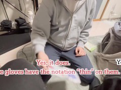 ローションを使って彼ちんぽ手袋手コキしたよ🧤💕 - Screenshot 5 of 16 - 素人