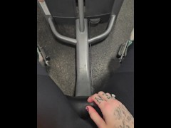 Cameltoe Thigh Workout at the Gym