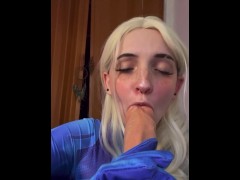 POV Samus blowjob | @youkittenmexxx on OF