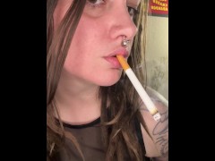 Sexy Smoking Brunette - Screenshot 3 of 16 - Smoking Fetish