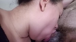 Минет ASMR фронтальная камера она уничтожает член своего мужа поедая все🍆🥛🥛💦💦😋😵🤤🤤🤤🥛 это