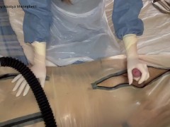 Doctor does a very DEEP examination of her patient