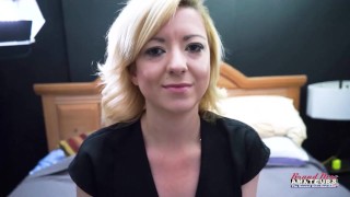 Keyton A Horny Blonde Cutie Gets Her Pussy Banged After Sucking A Dick And Ass