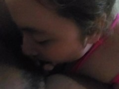 BBW loves sucking Black dick