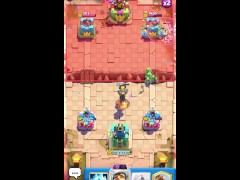 Little cumslut gets fucked on clash royale (LOUD ORGASM!!)