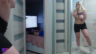 My stepsister caught me jerking off