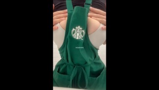 Starbucks Girl Flashing in Public (Compilation)