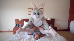 Crazy Scandinavian Blonde Bimbo Milf Gets Fuck By Easter Bunny & Cum In Mouth