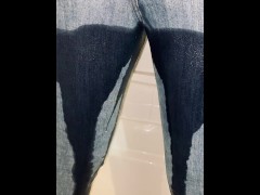 Wetting my skinny jeans