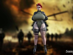 Nude Female Military Soldier - sassycomics