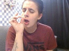 Very Visual Wet Sneezes Q-tip Tickling Sneezing - Screenshot 8 of 16 - Induced Sneezing
