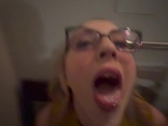 Public Rooftop Pool Pick Up POV Blowjob & Rough Fuck by Celtic IRON - Nicky Huntsmans